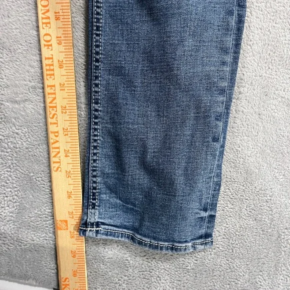 Bke Jeans Mens 32x30 (fits 30x28) Mason Tapered Faded Southwestern Y2K Low‎ Rise